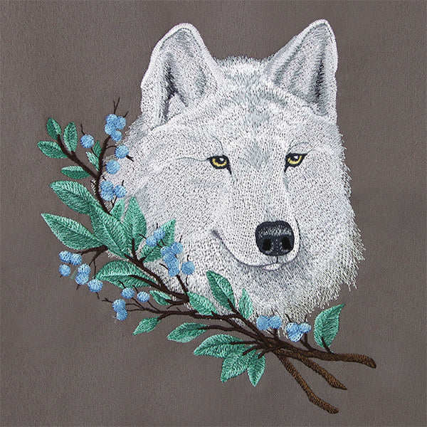 Wolf in Winter Branches