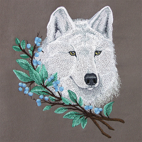 Wolf in Winter Branches
