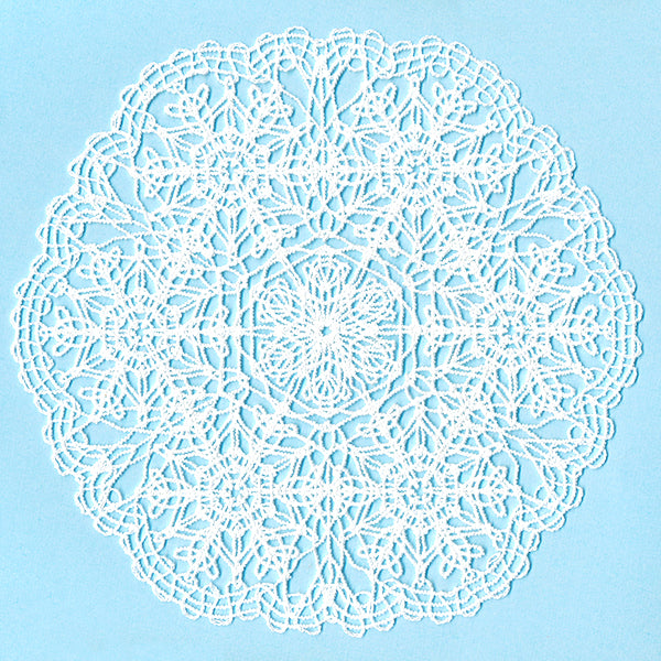 Intricate Snowflake Doily (Battenburg Lace)