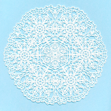Intricate Snowflake Doily (Battenburg Lace)