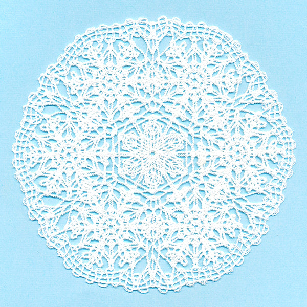 Intricate Snowflake Doily (Battenburg Lace)