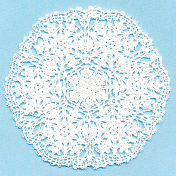 Intricate Snowflake Doily (Battenburg Lace)