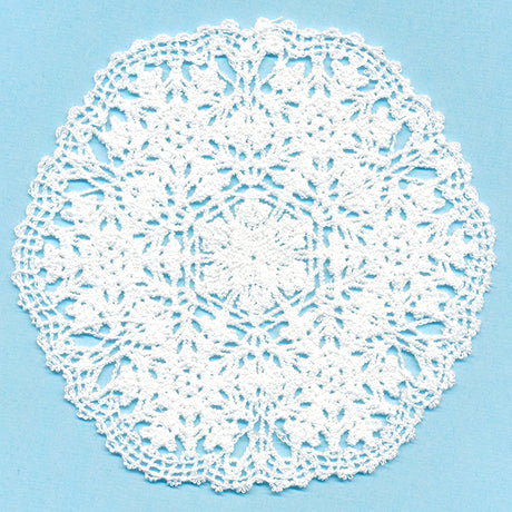 Intricate Snowflake Doily (Battenburg Lace)