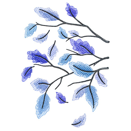 Frosty Winter Leaves