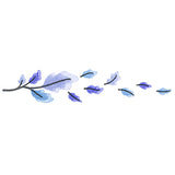 Frosty Winter Leaves Border