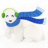 Cozy Winter Polar Bear