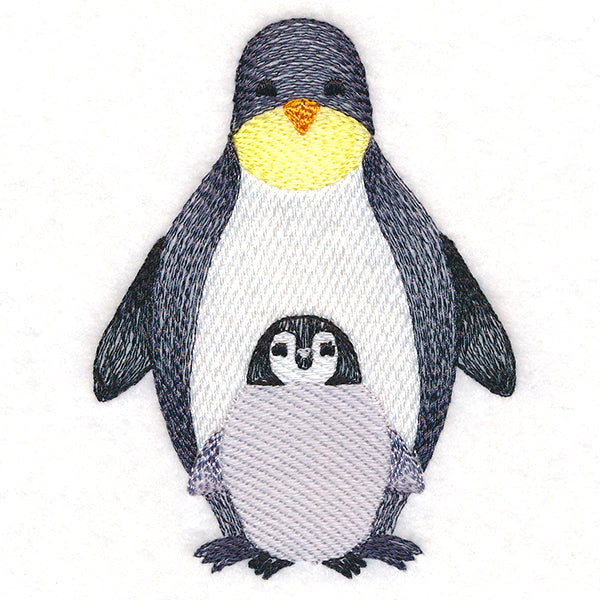 Sweet Snuggling Penguins