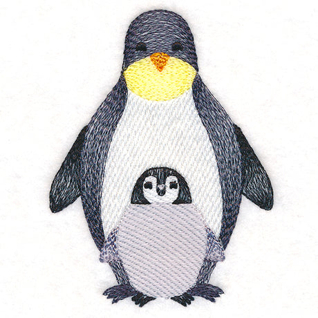 Sweet Snuggling Penguins