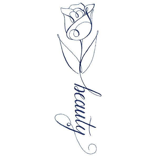 Calligraphy in Bloom - Beauty