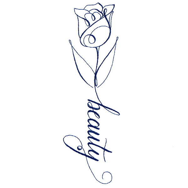 Calligraphy in Bloom - Beauty