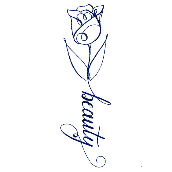 Calligraphy in Bloom - Beauty