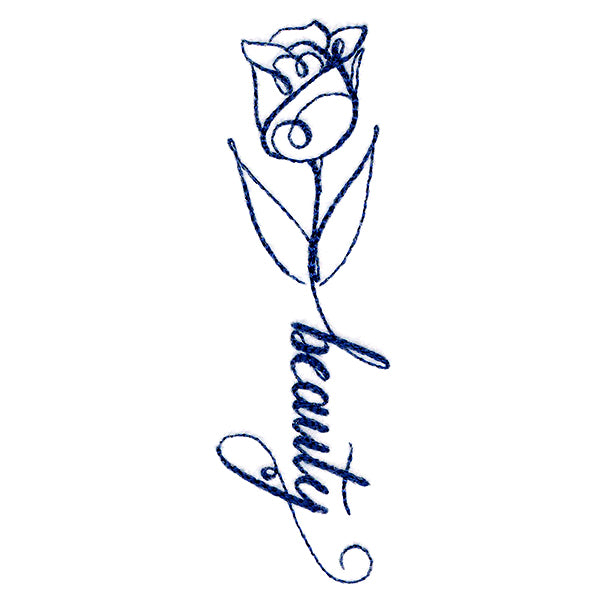 Calligraphy in Bloom - Beauty