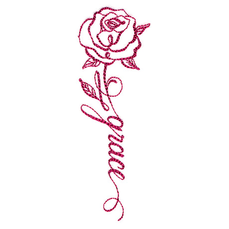 Calligraphy in Bloom - Grace