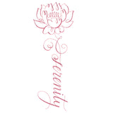 Calligraphy in Bloom - Serenity