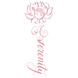 Calligraphy in Bloom - Serenity