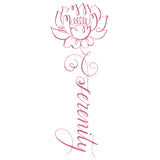 Calligraphy in Bloom - Serenity