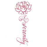 Calligraphy in Bloom - Serenity