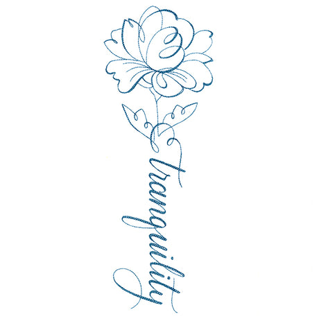 Calligraphy in Bloom - Tranquility