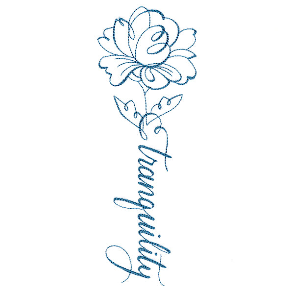 Calligraphy in Bloom - Tranquility