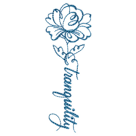 Calligraphy in Bloom - Tranquility