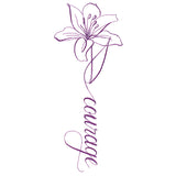 Calligraphy in Bloom - Courage