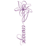 Calligraphy in Bloom - Courage