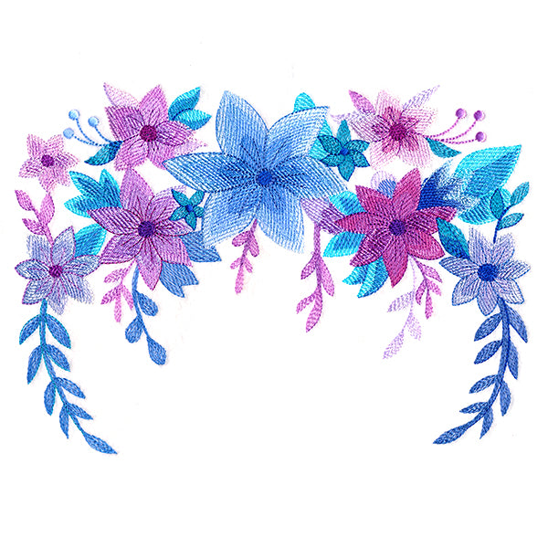 Charming Floral Swag