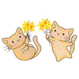 Joyful Daffodil Kitties