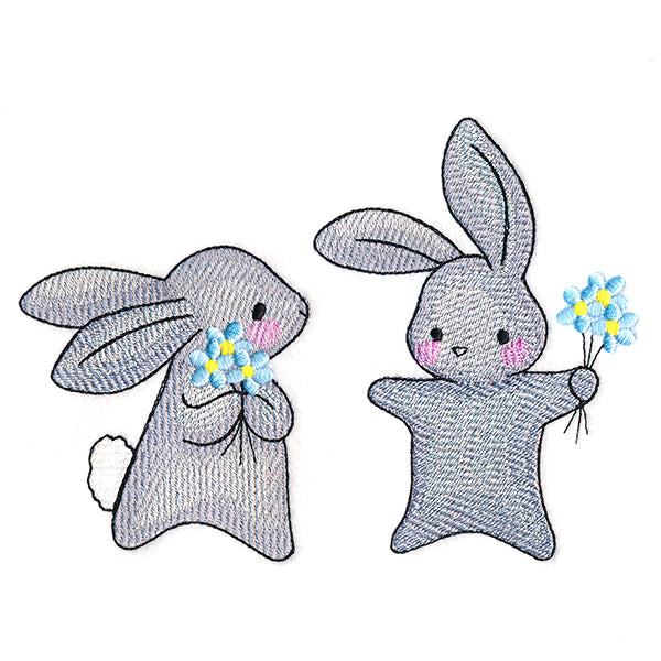 Sweet Aster Bunnies