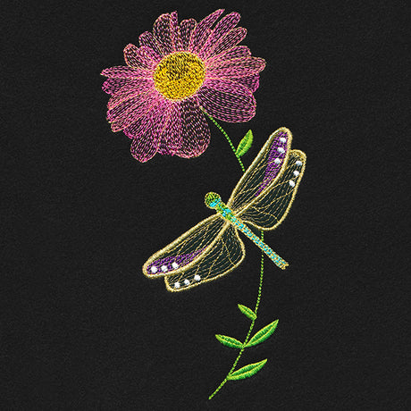 Springtime Treasures - Daisy and Dragonfly