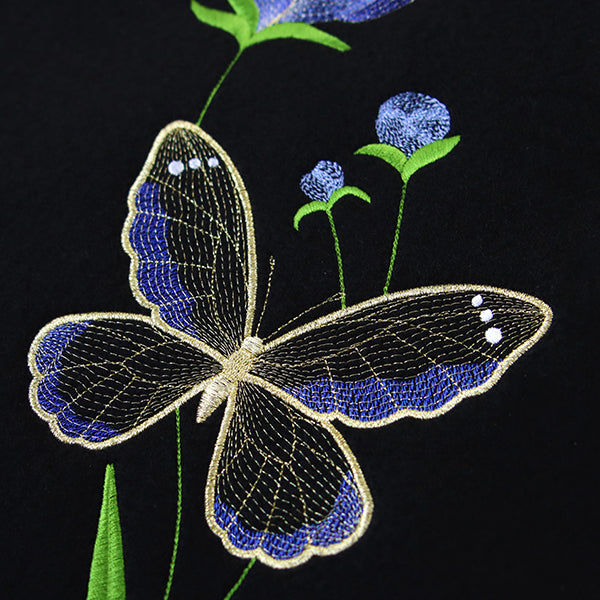 Springtime Treasures - Dianthus and Butterfly – Embroidery Library