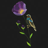 Springtime Treasures - Wild Poppy and Bird