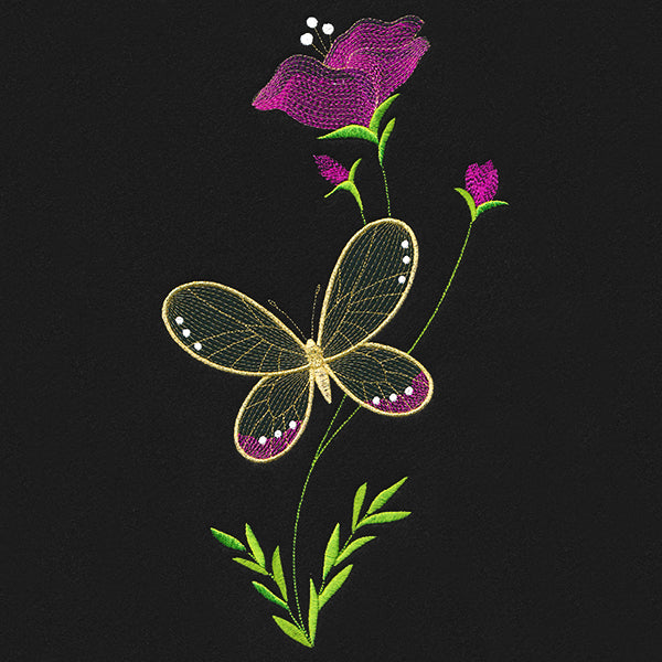 Springtime Treasures - Sweet Pea and Butterfly