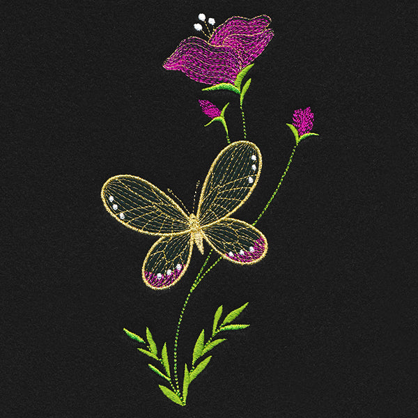 Springtime Treasures - Sweet Pea and Butterfly