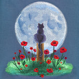 Enchanting Moonlit Kitty