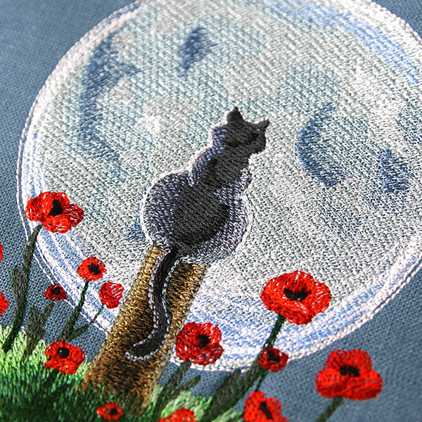 Enchanting Moonlit Kitty