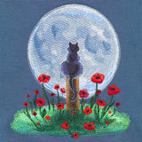 Enchanting Moonlit Kitty