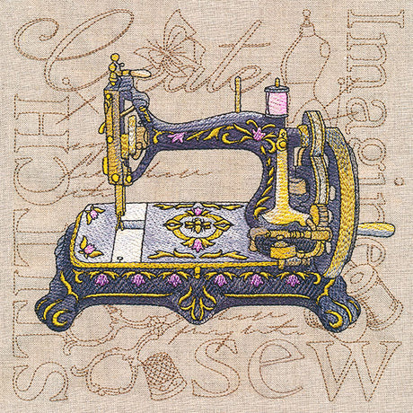 Antique Sewing Machine Medley