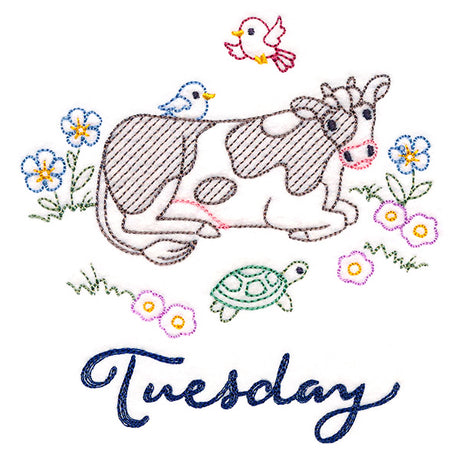Charming Cow on Tuesday (Vintage)