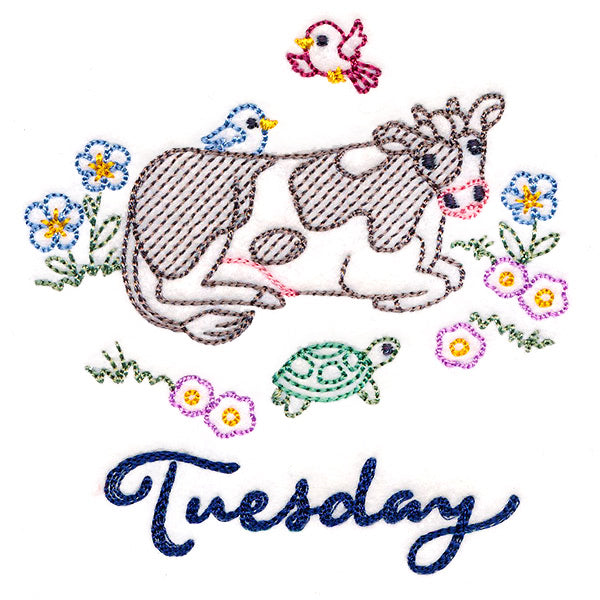 Charming Cow on Tuesday (Vintage)