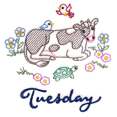 Charming Cow on Tuesday (Vintage)