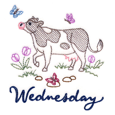 Charming Cow on Wednesday (Vintage)