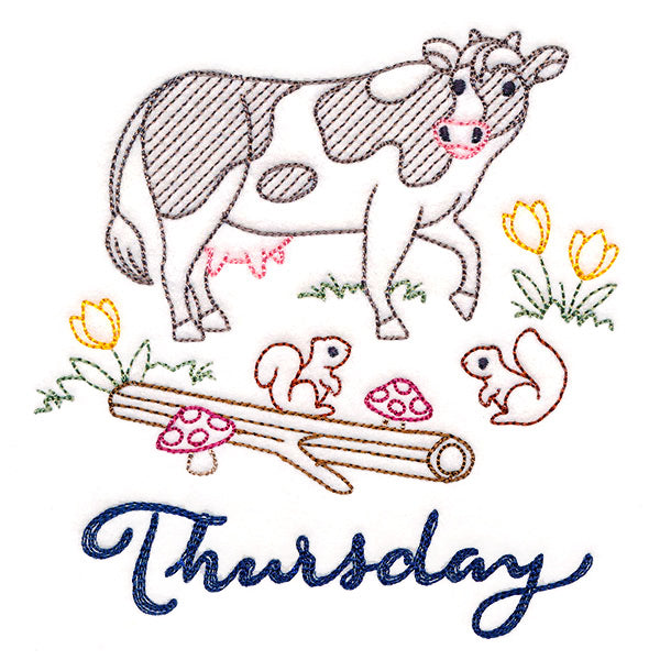 Charming Cow on Thursday (Vintage)