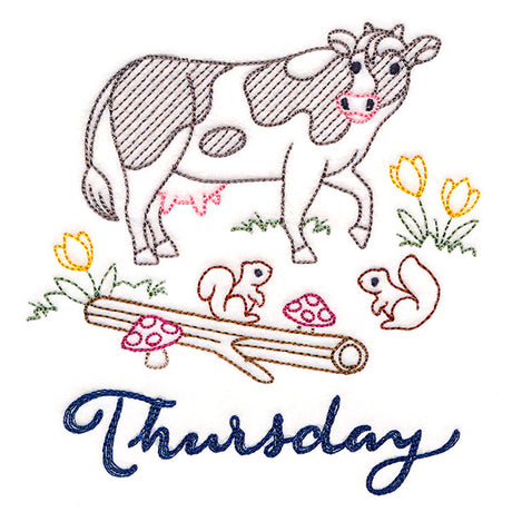 Charming Cow on Thursday (Vintage)