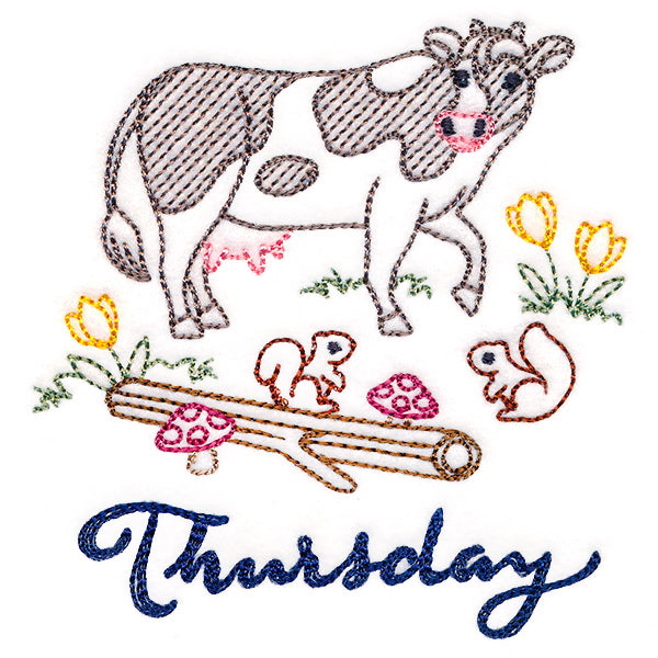 Charming Cow on Thursday (Vintage)