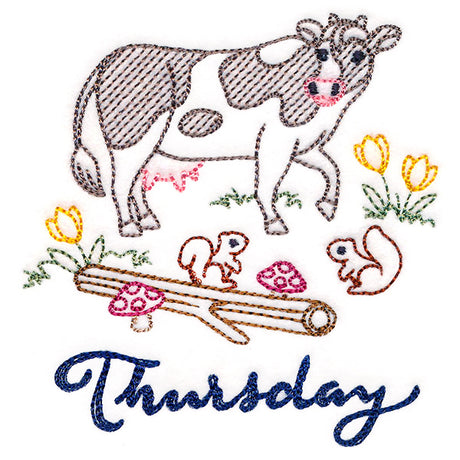 Charming Cow on Thursday (Vintage)
