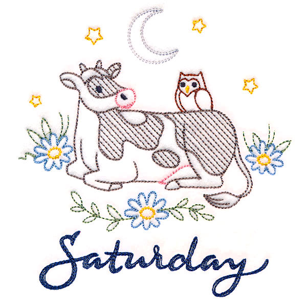 Charming Cow on Saturday (Vintage)