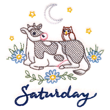 Charming Cow on Saturday (Vintage)
