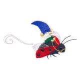 Ladybug Riding Gnome