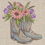 Farm Boots Bouquet